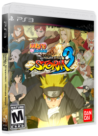 Naruto Shippuden Ultimate Ninja Storm 3 Playstation 3 US box art